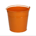Gloss Sunburst Orange Zinc Basic Bucket Pot - Sprouts of Bristol