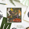 Grassland Wildlife Greetings Card - Sprouts of Bristol