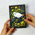 Great Egret Bird Greetings Card - Sprouts of Bristol
