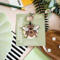 Great Yellow Bumblebee Keyring - Sprouts of Bristol