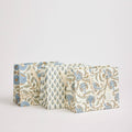 Hand Block Printed Gift Bags - Blue Stone - Sprouts of Bristol