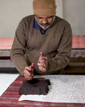 Hand Block Printed Gift Bags - Scarlet - Sprouts of Bristol