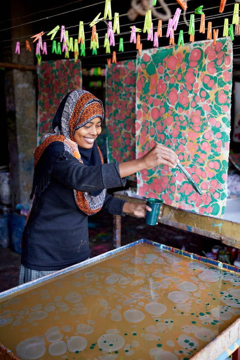 Hand Marbled Gift Bags – Christmas Glitz - Sprouts of Bristol