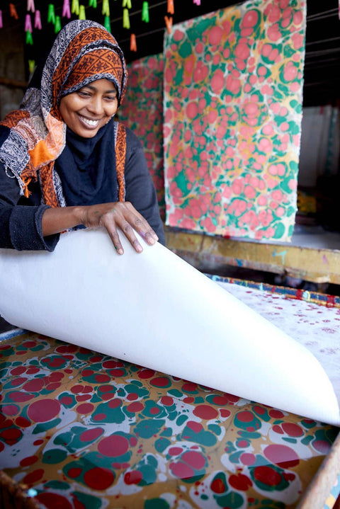 Hand Marbled Gift Bags – Christmas Glitz - Sprouts of Bristol