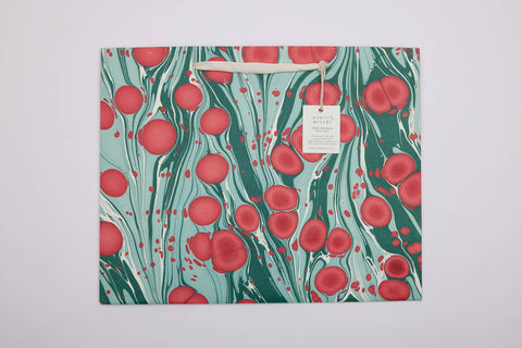 Hand Marbled Gift Bags - Christmas Splendour - Sprouts of Bristol