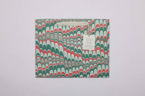 Hand Marbled Gift Bags - Christmas Splendour - Sprouts of Bristol