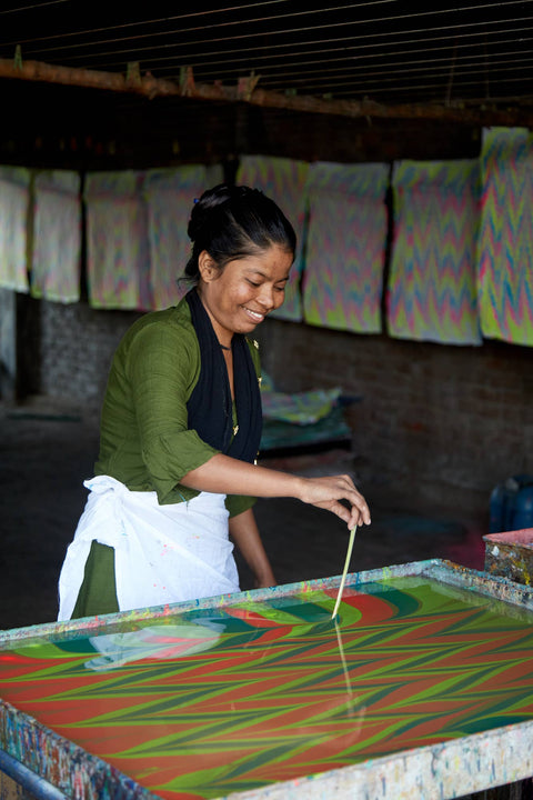Hand Marbled Gift Bags - Neon - Sprouts of Bristol