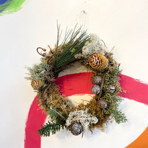 Handmade Fresh Foliage Christmas Wreath - No.7 [Made to Order] - Sprouts of Bristol