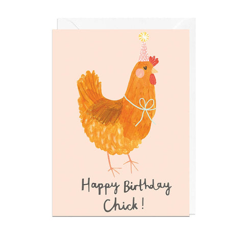 HAPPY BIRTHDAY CHICK Greetings Card - Sprouts of Bristol