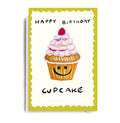 HAPPY BIRTHDAY CUPCAKE Greetings Card - Sprouts of Bristol