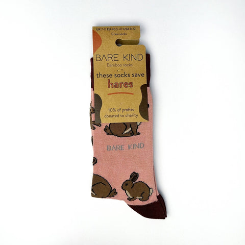 Hare Bamboo Socks - Sprouts of Bristol