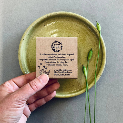 Hare Mini Pin Brooch - Sprouts of Bristol