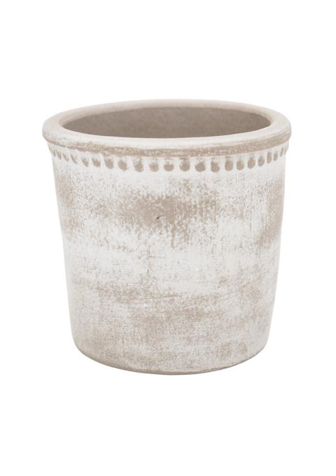 Hazel Washed Beaded Edge Planter - Sprouts of Bristol