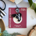 Hooded Crow Keyring - Sprouts of Bristol