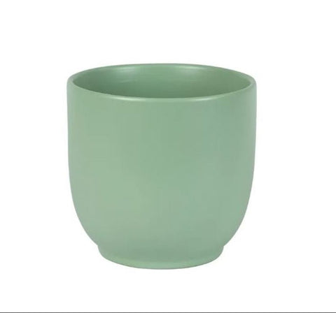 Hortus Cairo Ceramic Pot – Sage - Sprouts of Bristol