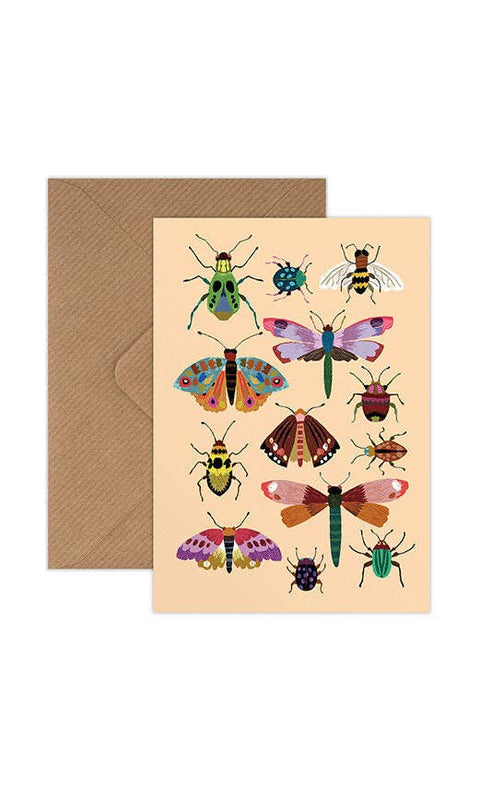 Insects Greetings Card - Sprouts of Bristol