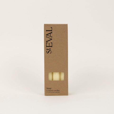 Ivory - St Eval Church Dinner Candle - Sprouts of Bristol