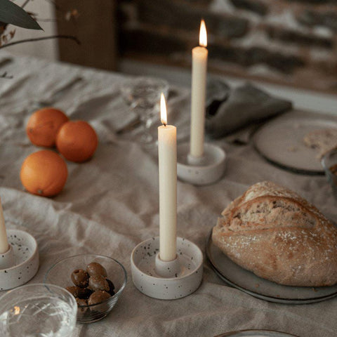 Ivory - St Eval Church Dinner Candle - Sprouts of Bristol