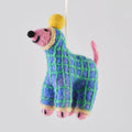 Jayla, Dog in Blue Onesie Hanging Felt Ornament - Sprouts of Bristol