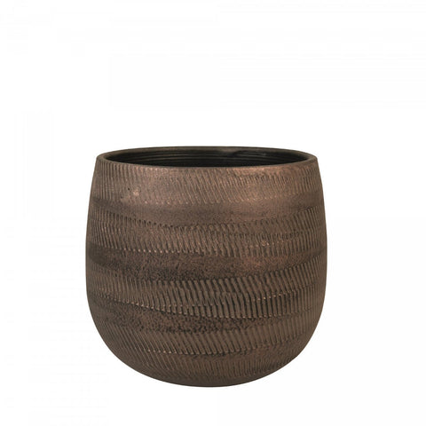 Joey Bronze Textured Planter - Sprouts of Bristol