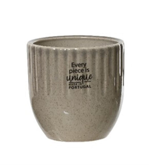 Juniper Ceramic Pot – Grey - Sprouts of Bristol