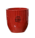 Juniper Ceramic Pot – Red - Sprouts of Bristol