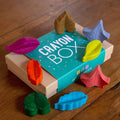 Leaf Shaped wax crayons - Sprouts of Bristol