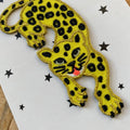 Leaping Leopard Iron on Patch - Sprouts of Bristol