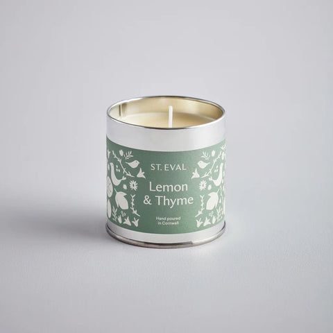 Lemon & Thyme Summer Folk Scented Tin Candle - Sprouts of Bristol