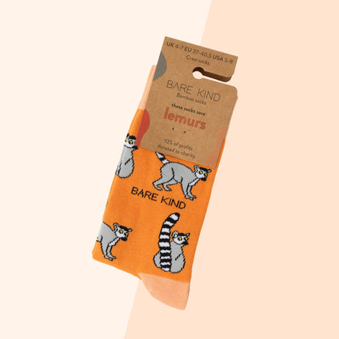 Lemur Bamboo Socks - Sprouts of Bristol