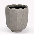 Lidstone Scallop Plant Pot in Grey - Sprouts of Bristol