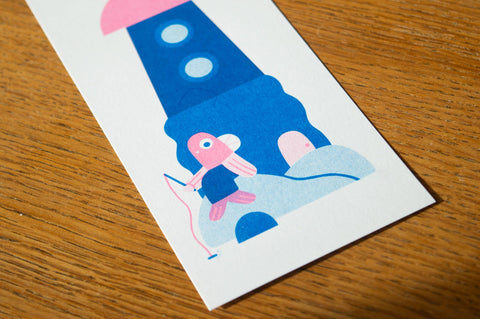 Lighthouse Mini Print - Sprouts of Bristol