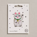 Lucky Cat Iron on Patch - Sprouts of Bristol