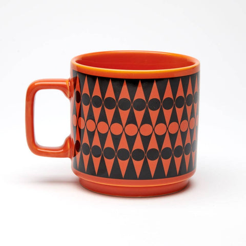 Magpie x Hornsea Mug Backgammon Orange - Sprouts of Bristol