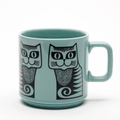 Magpie x Hornsea Mug – Teal Cat - Sprouts of Bristol