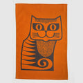 Magpie x Hornsea Orange Cat Tea Towel – 100% Cotton - Sprouts of Bristol