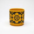 Magpie x Hornsea Small Planty – Geo Flower Yellow Plant Pot - Sprouts of Bristol
