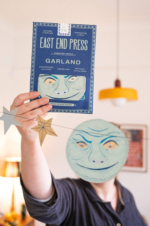 Man on the Moon Sewn Garland - Sprouts of Bristol