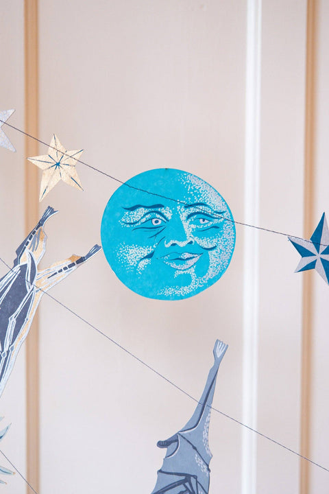 Man on the Moon Sewn Garland - Sprouts of Bristol