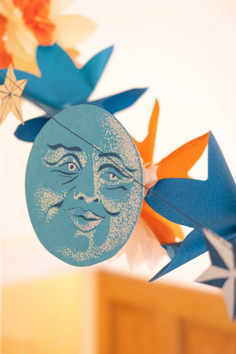 Man on the Moon Sewn Garland - Sprouts of Bristol