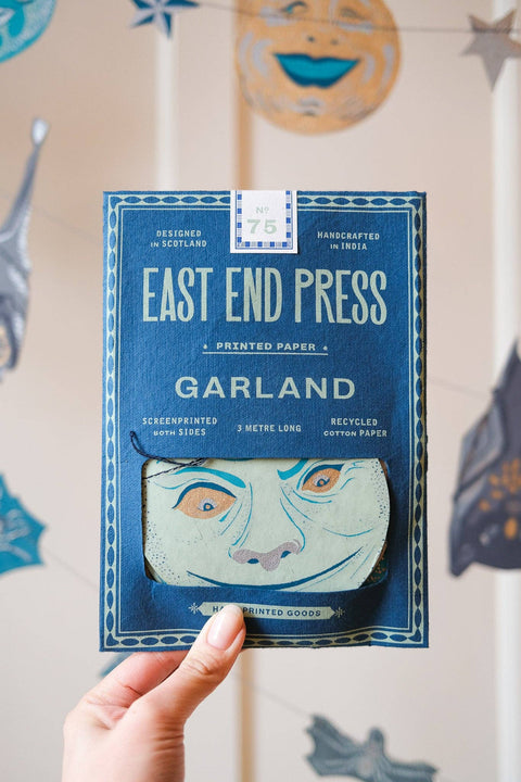 Man on the Moon Sewn Garland - Sprouts of Bristol