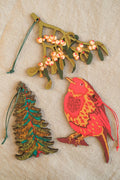 Mistletoe Wooden Ornament - Sprouts of Bristol