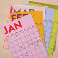 Monthly Undated A3 Wall Planner | 12 Pages | Colourburst - Sprouts of Bristol