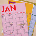 Monthly Undated A3 Wall Planner | 12 Pages | Colourburst - Sprouts of Bristol