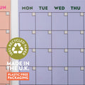 Monthly Undated A3 Wall Planner | 12 Pages | Colourburst - Sprouts of Bristol