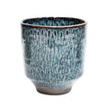 Navy Blue Earthenware Reactive Glaze Orchid Planter - Sprouts of Bristol