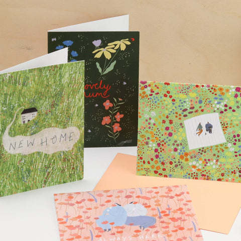 New Home Greeting Card | Floral Card | Housewarming | Cosy | A6 Greetings Card - Sprouts of Bristol