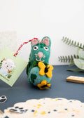 Niaski Cattenborough Cat Felt Decoration – Handmade Fair Trade - Sprouts of Bristol