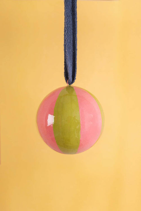 Oasis & Rose Beachball Bauble - Sprouts of Bristol
