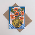 Oenochoe | Everyday greetings card | Mediterranean, floral - Sprouts of Bristol